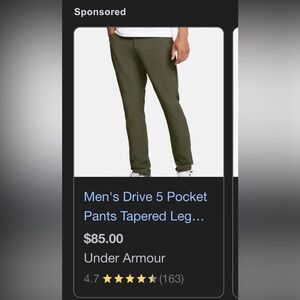 Men’s Under Armour pants